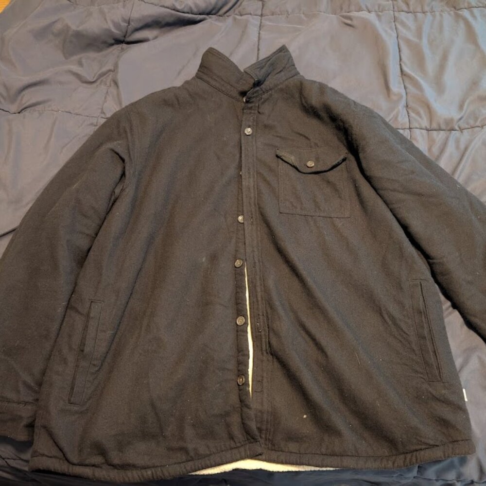 North Face Fleece Lined Button Up